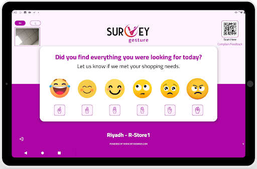 Survey Gesture - Feedback app