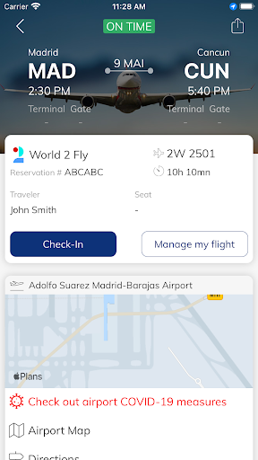 World2Fly Screen 2
