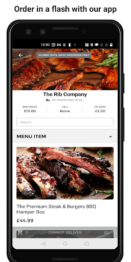 Android application The Rib Company screenshort