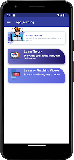 Android application Learn Basic Nursing Course screenshort