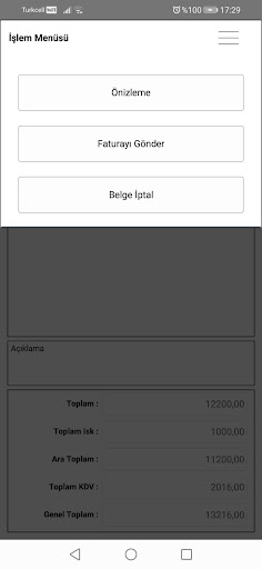 Kobijet e-Fatura Screen 3