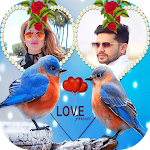 Cover Image of ダウンロード Love Birds Dual Photo Frame 1.1 APK