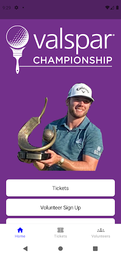 Android application Valspar Championship screenshort