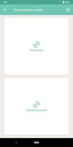 Android application Express by zencontrol screenshort