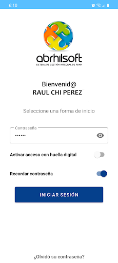 Android application Kiosco Abrhil screenshort