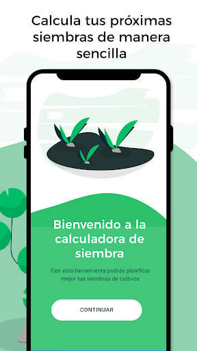 Android application Calculadora de Siembra screenshort