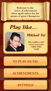Mikhail Tal: a Lenda do Xadrez – Apps no Google Play