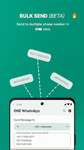 ONE WA: Direct WhatsApp & Bulk 6
