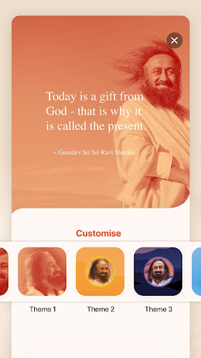Screenshot of Gurudev Sri Sri