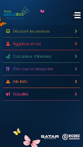 Android application Agglobus Rodez screenshort