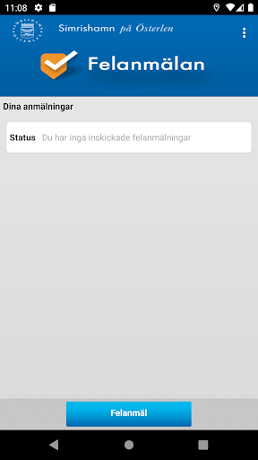 Android application Felanmälan - Simrishamns screenshort