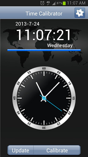 Android application Time Calibrator screenshort