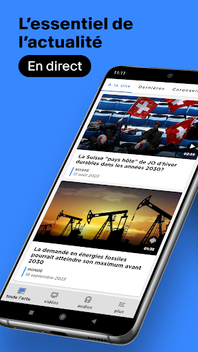 Android application RTS Info : Toute l’actualité screenshort