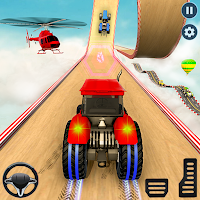Tractor Racing Stunts 3D - Mega Ramps Stunt Games