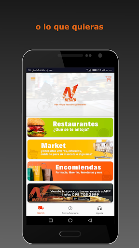 Needed App - Lo que necesites Screen 2