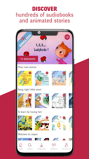 Android application Whisperies, children's tales screenshort