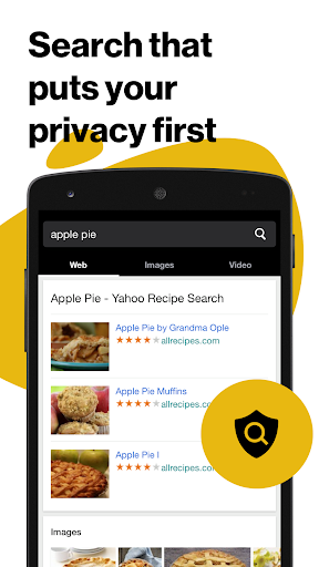 Screenshot of Yahoo OneSearch