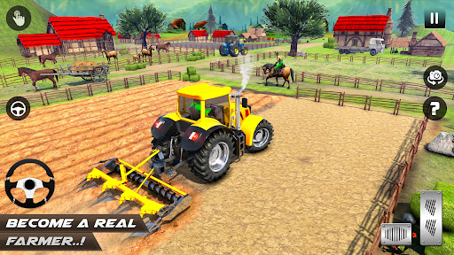 Tractor Drive Farming Game Sim 1