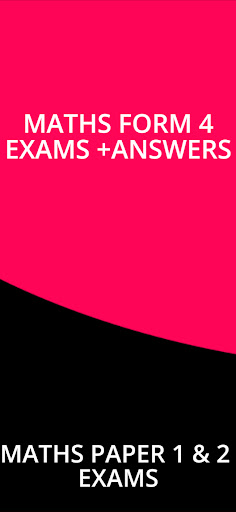 Maths Form 4 Exams + Answers Screen 2
