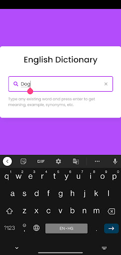 Foxtionary - A Dictionary Screen 3