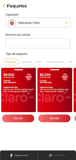 Recarga Facil Screen 2