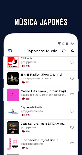 Android application Japanese Music screenshort