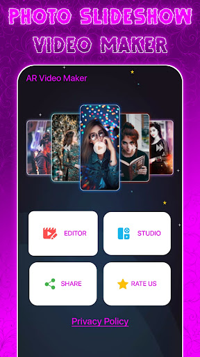 Android application AR Video Maker Photo Slideshow screenshort