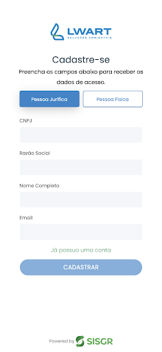 Lwart - Portal do Cliente Screen 3