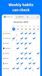 Captura 2 Habit Check Calendar android