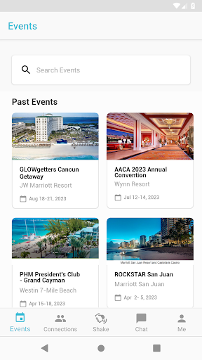 MAGICevents Screen 2