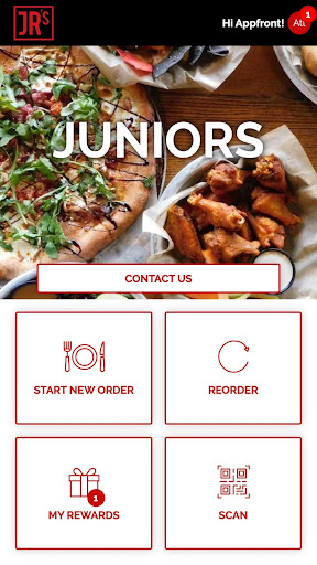 Android application Juniors Bar & Grill screenshort