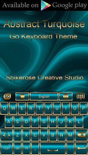 Abstract Turquoise Dialer them