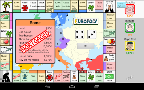 Europoly Capture d'écran