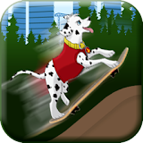 Paw puppy patrol skateboard icon