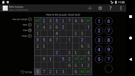 web sudoku printable