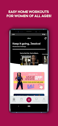 Android application The Josie App screenshort