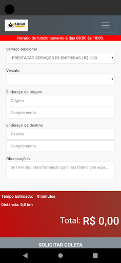 Amigo Express - Cliente Screen 3
