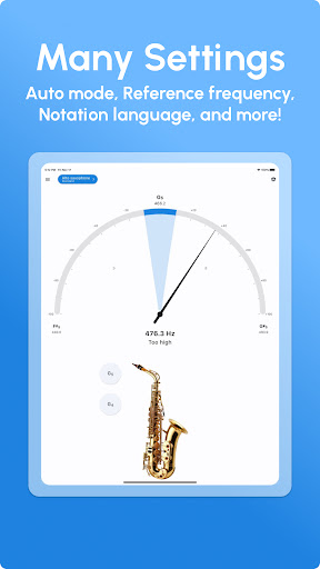 Screenshot of Saxophone Tuner - LikeTones