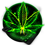 3D Galaxy Weed Theme icon
