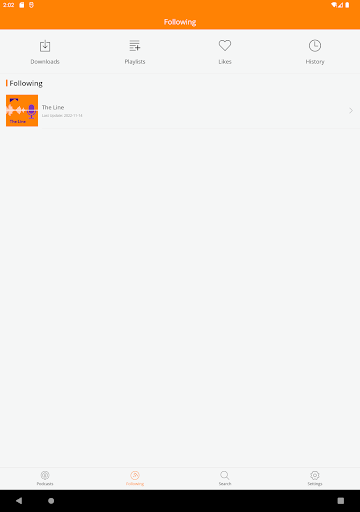 Screenshot of EHAB The Line