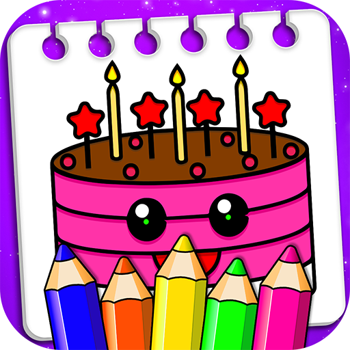 Party Coloring Book & Drawing Game