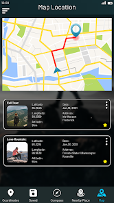 Captura de Pantalla 2 localizador de coordenadas GPS android