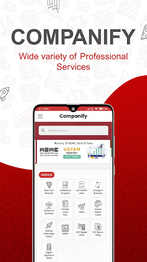 COMPANIFY Company Registration Screen 3