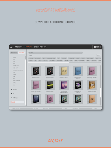Screenshot of SEQTRAK