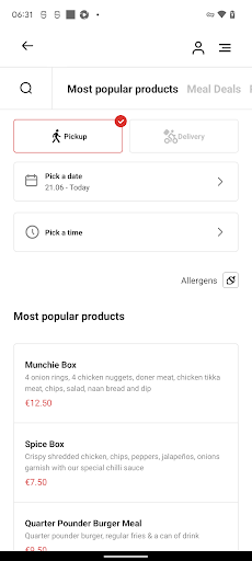 Tasty Bite Screen 3