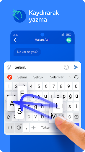 Yandex Keyboard - Klavye ekran görüntüsü