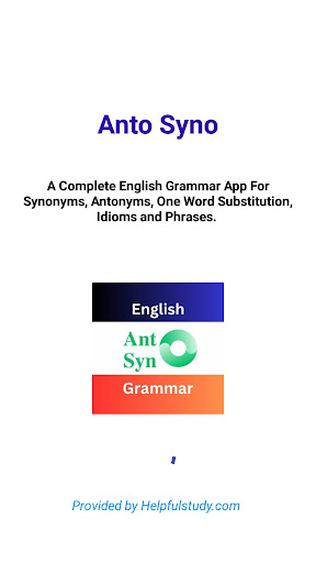 Android application Anto Syno screenshort