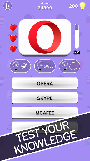3in1 Quiz : Logo-Flag-Capital Mod Mở Khóa Tất Cả