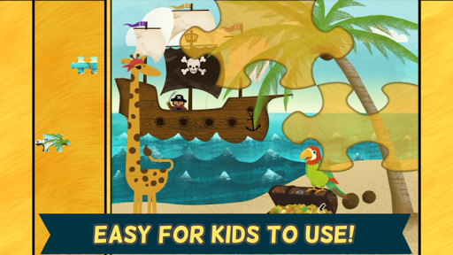 Pirate Preschool Puzzle Game Screen 2
