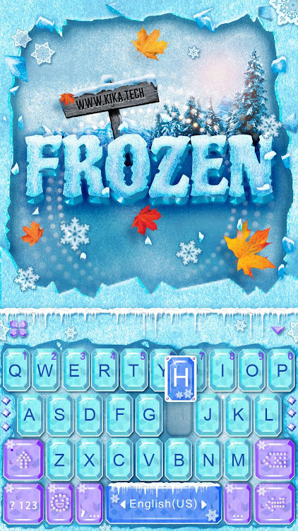 Frozen Kika Keyboard Theme - 7.1.5_0331 - (Android)